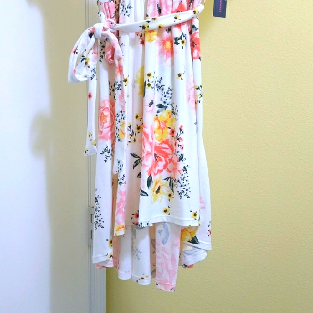 High-Low Off-Shoulder Mini Dress - Sz XS (1) NWT - Picture 3 of 6
